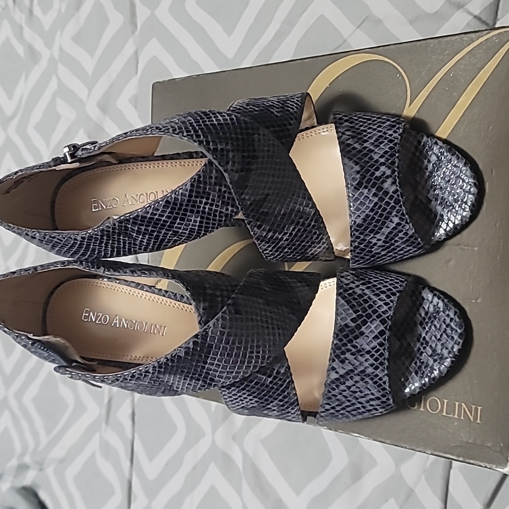Snake pattern Heels